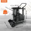 VEVOR Welding Cart, 2-Tier Heavy Duty Welder Cart with Anti-Theft Lockable Cabinet, 265LBS Weight Capacity, 360° Swivel Wheels