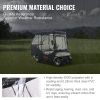VEVOR Golf Cart Enclosure, 420D Polyester Driving Enclosure with 4-Sided Transparent Windows