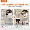 VEVOR RV Slide Out Support Jacks, 5000 lbs Capacity Each Slide Out Stabilizer, Adjusts from 20"-48" Camper Slide Out Support Jacks