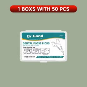 50/150/300/600/1000 PCS dental floss sticks oral care tools (Color: 1 boxe with 50PCS)